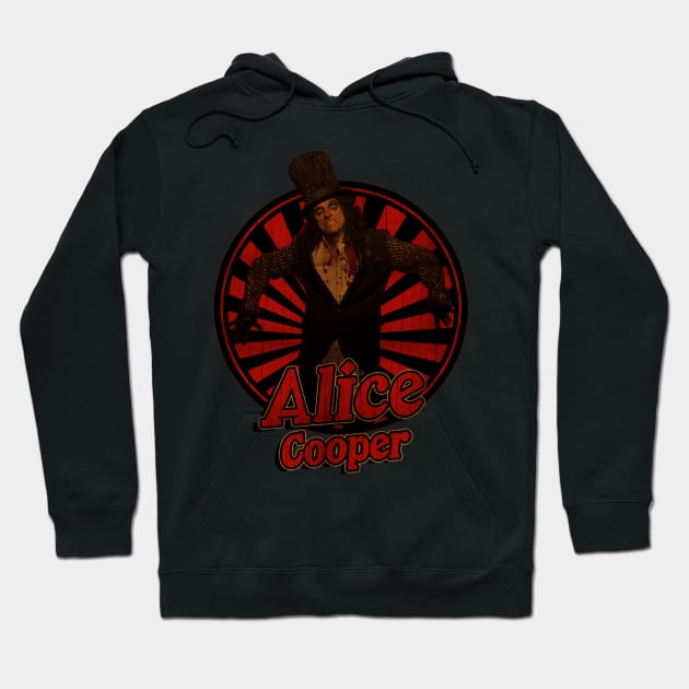 Retro Vintage Alice Cooper Hoodie by Electric Tone